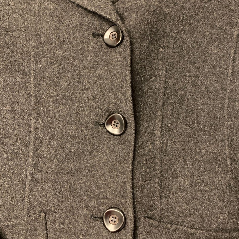Alexandra Bartlett 100% Wool 3 Button Jacket EUC - Picture 5 of 9